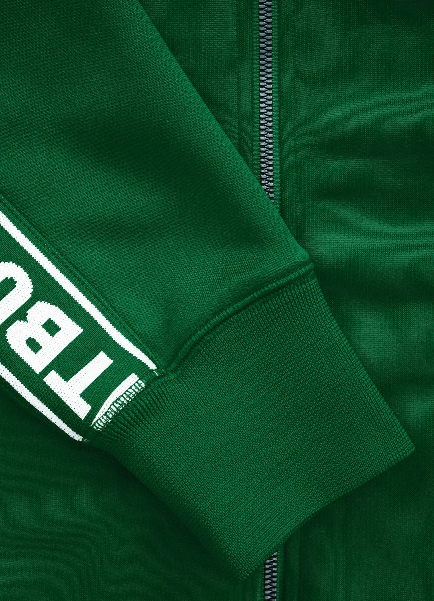 Tape Logo Oldschool Sweatjacket - Green