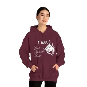 Taurus Sign Hooded Sweatshirt for Cosmic Comfort