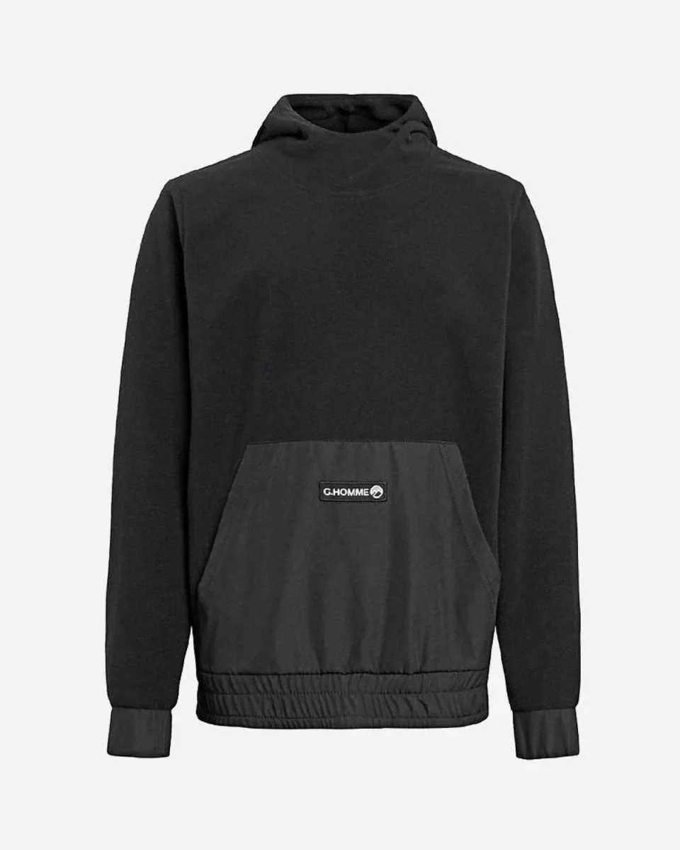 Teens Warwick Fleece Hood - Black