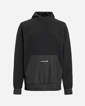 Teens Warwick Fleece Hood - Black