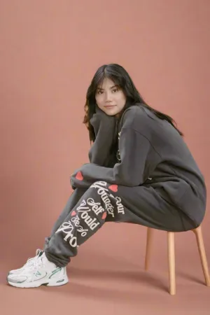 The Mayfair Group Your Younger Self Charcoal Sweatpants