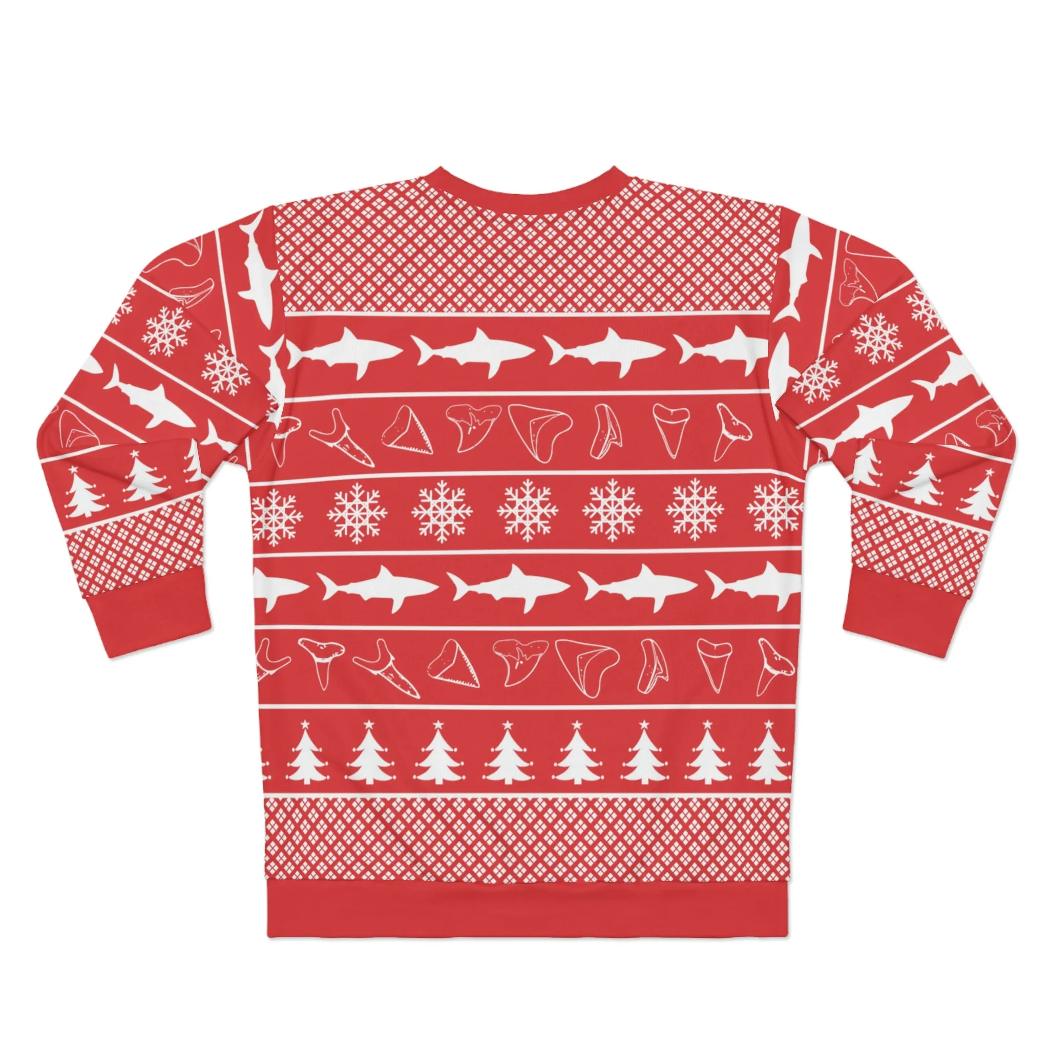 The Shark Tooth Ugly Sweater - Red
