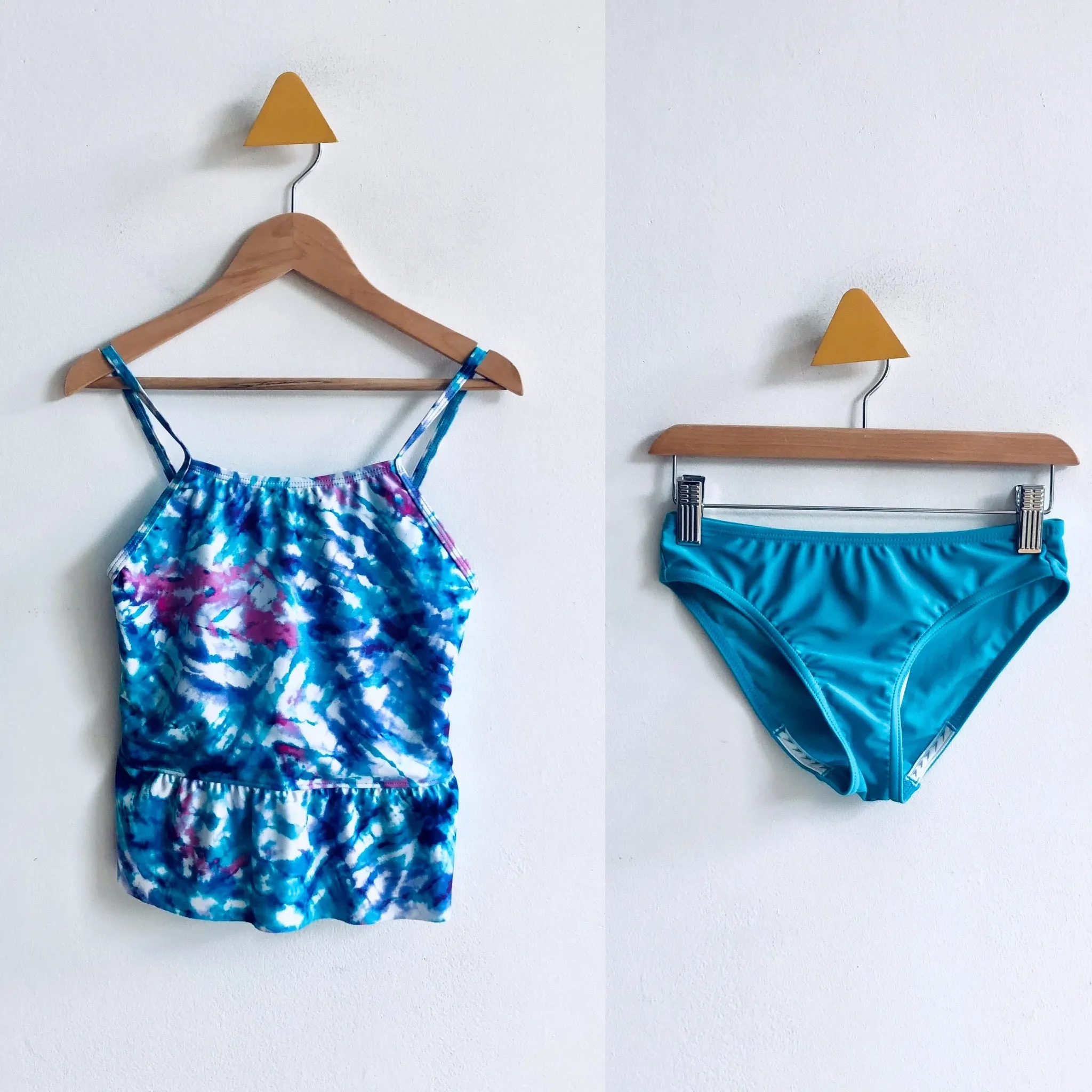 Tie Dye 2 Piece Swimsuit // 10Y