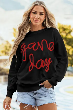 Tinsel Game Day Graphic Sweatshirt