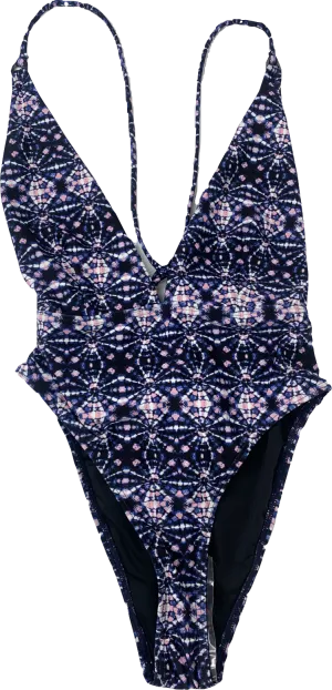 Topaz Multicoloured Isola Bella Ultimate Plunge One Piece Swimsuit UK XS