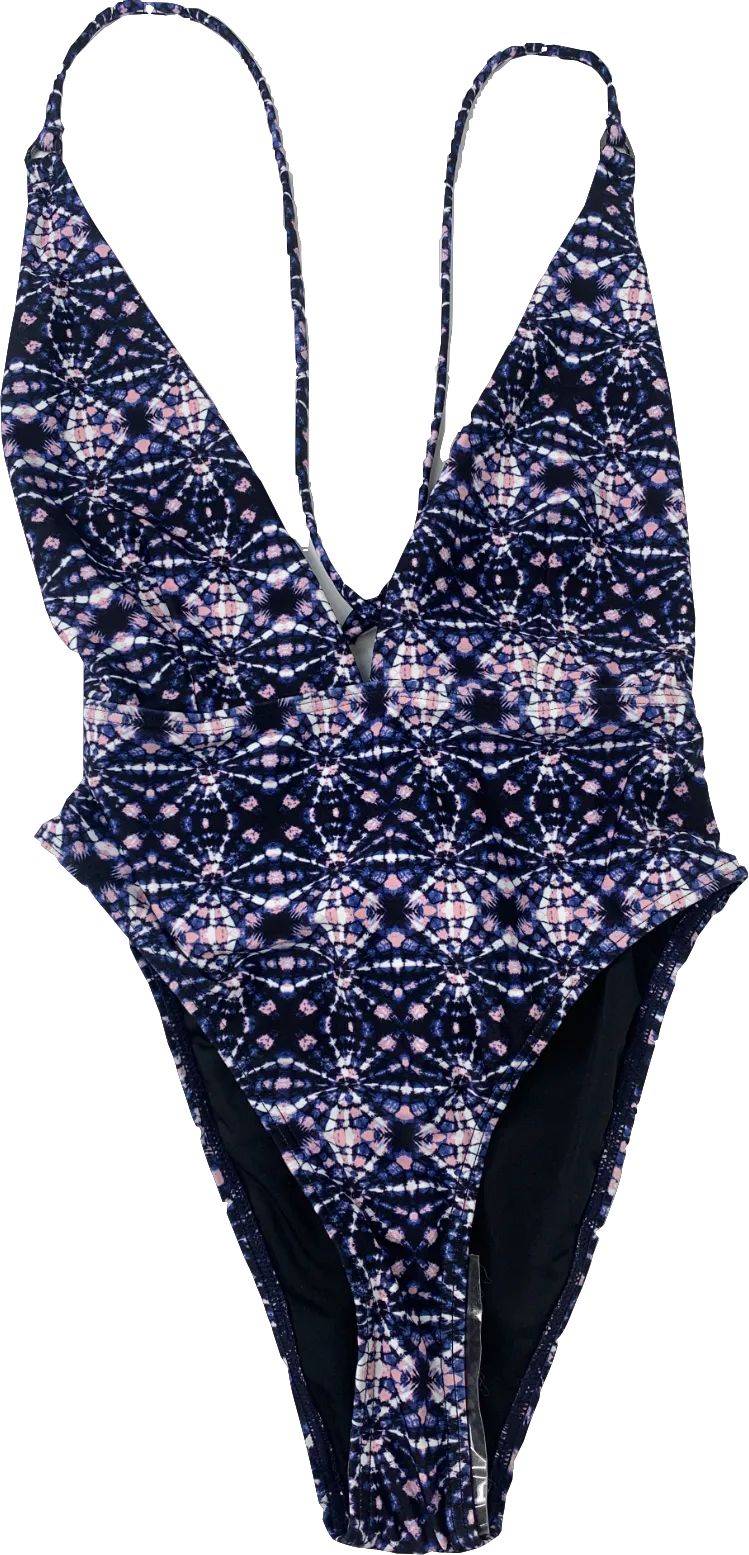 Topaz Multicoloured Isola Bella Ultimate Plunge One Piece Swimsuit UK XS