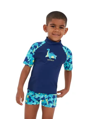 Tots Boys Printed Sun Protection Set - Blue
