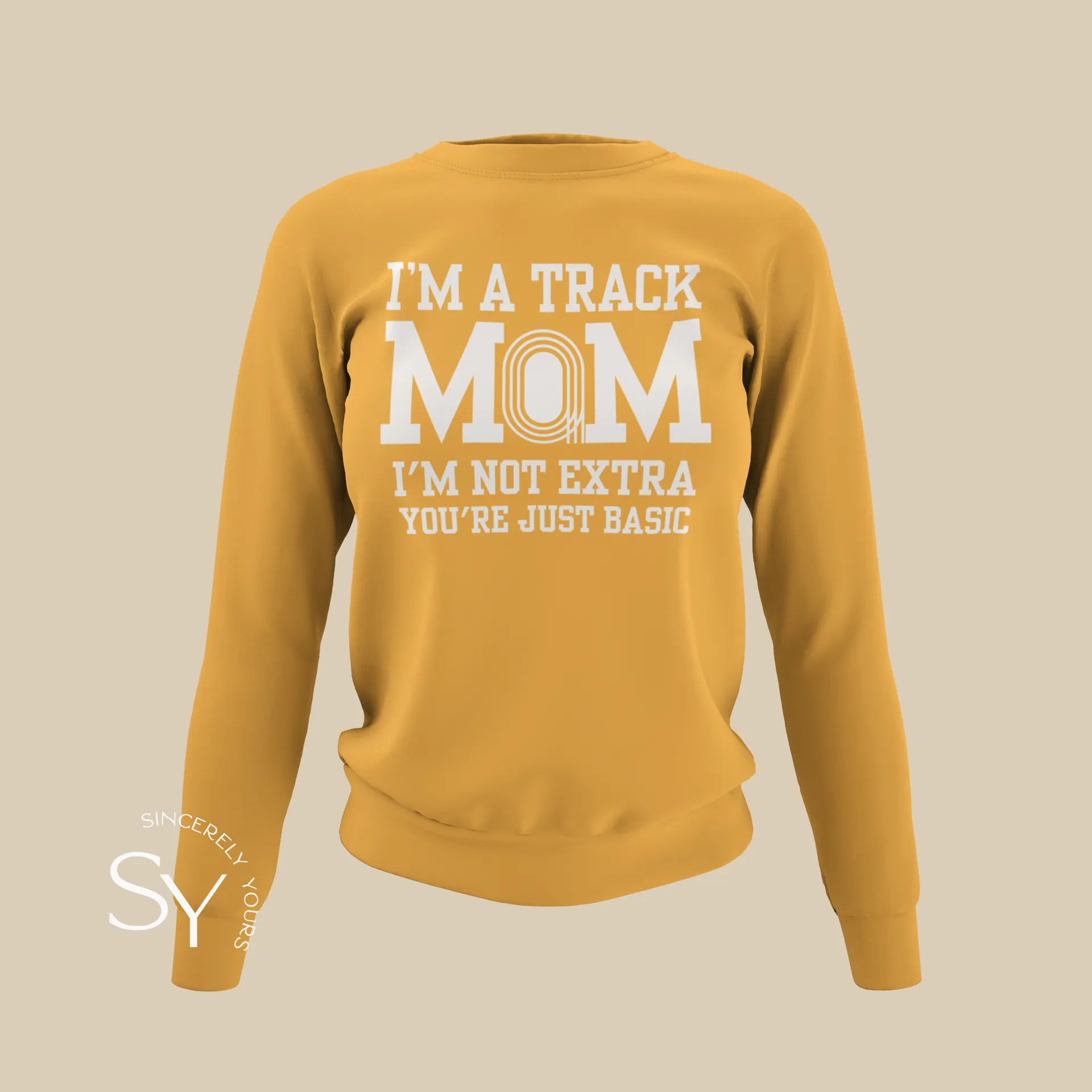 Track Mom | I'm Not Extra - Sweatshirt