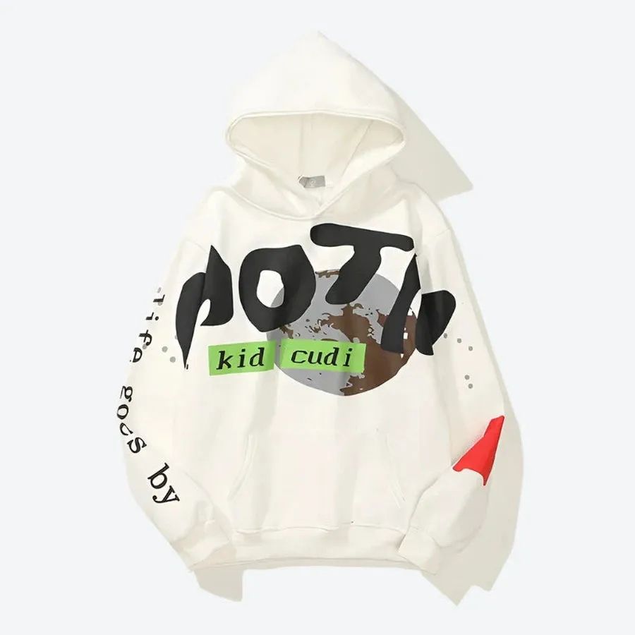 Trendy Graphic Print Hooded Sweatshirts