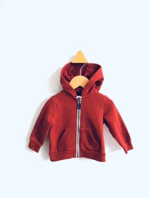 Triangle Zip-Up Hoodie // 6M