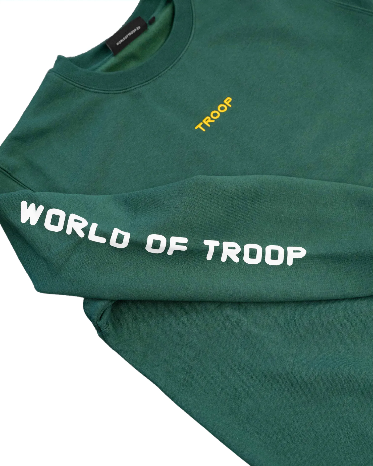 TROOP Bronxdale Crewneck Dark Fir Green