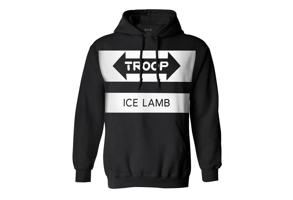 TROOP Ice Lamb Hoodie Black/White