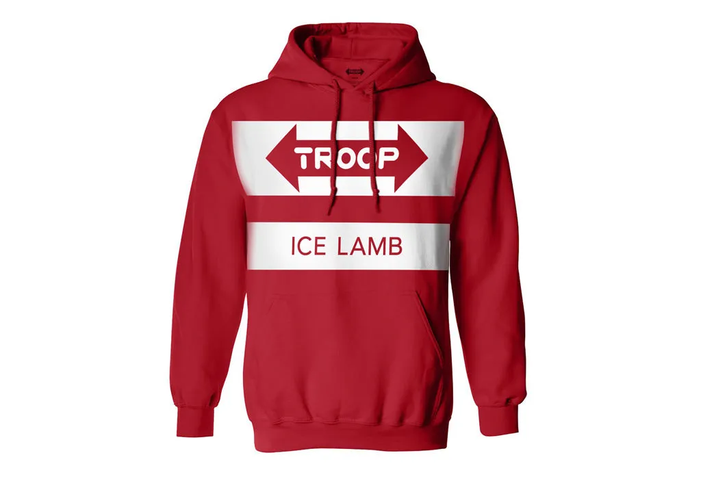 TROOP Ice Lamb Hoodie Red/White