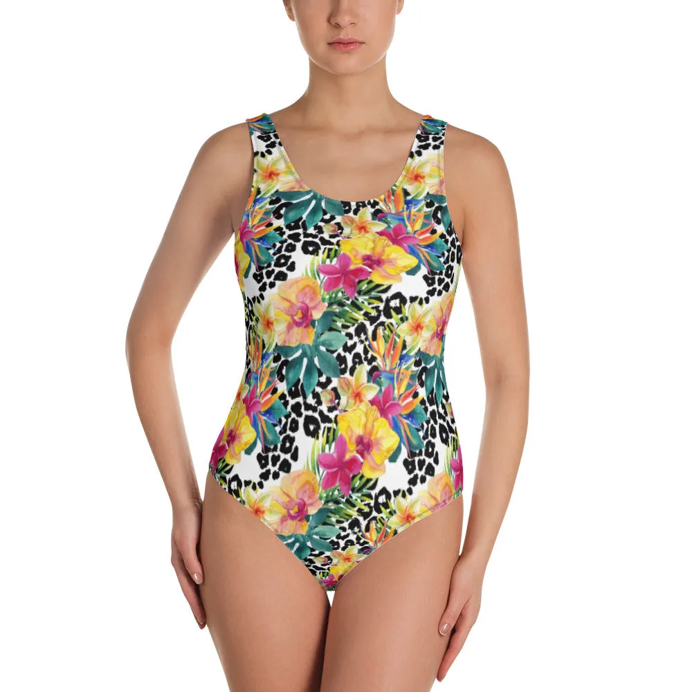 Tropical Cheetah - One-Piece Swimsuit