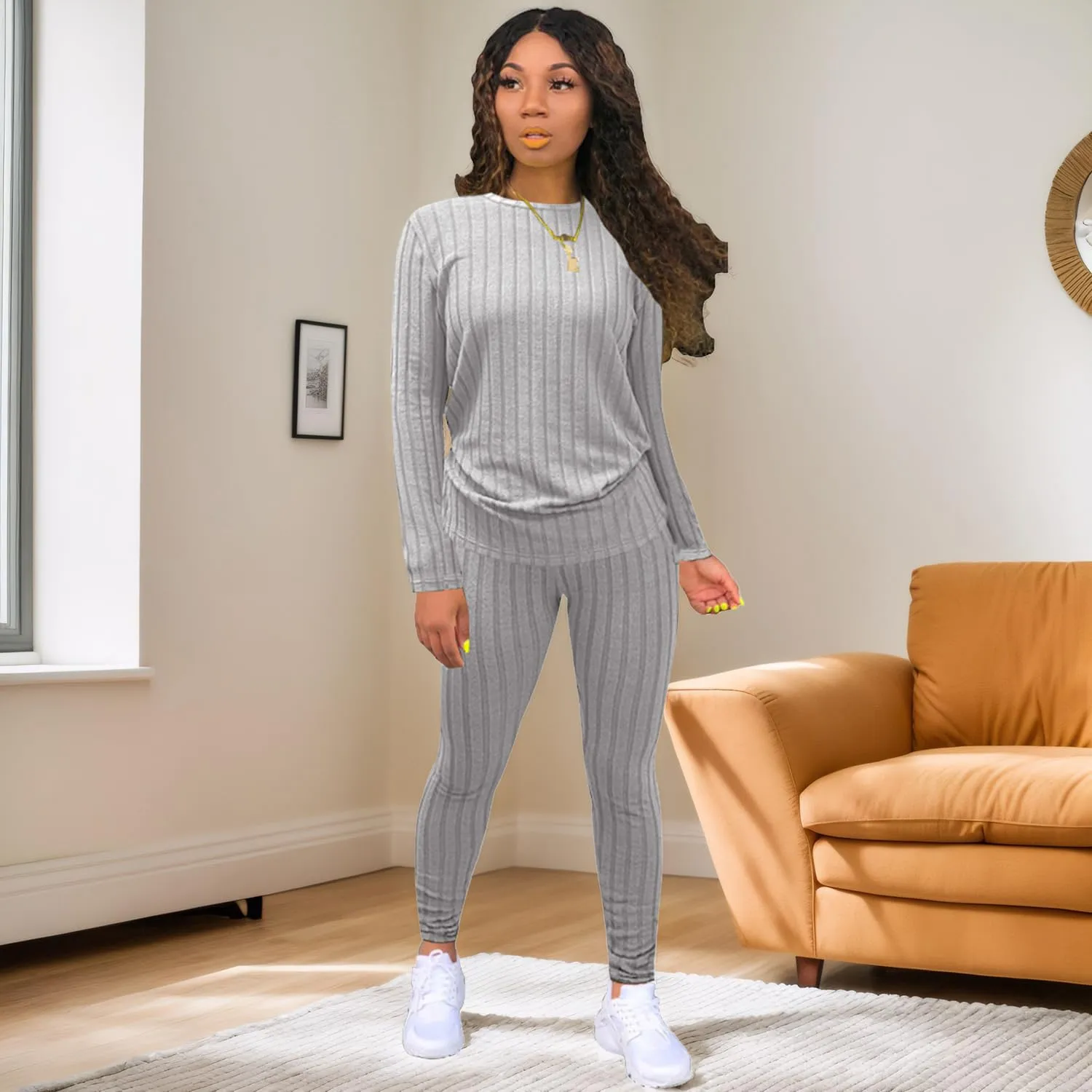 Two Piece Outfits For Women Sweatsuits Lounge Sets Casual Jogging Suit Matching Clothing