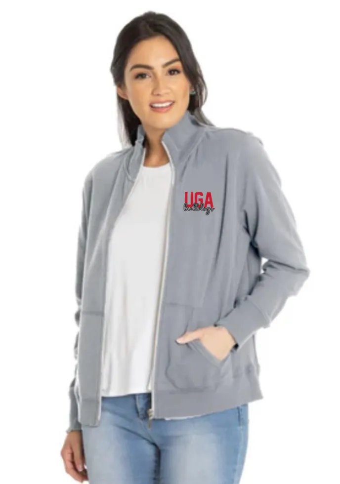 UGA Women's Full Zip "Fallon" Sweatshirt
