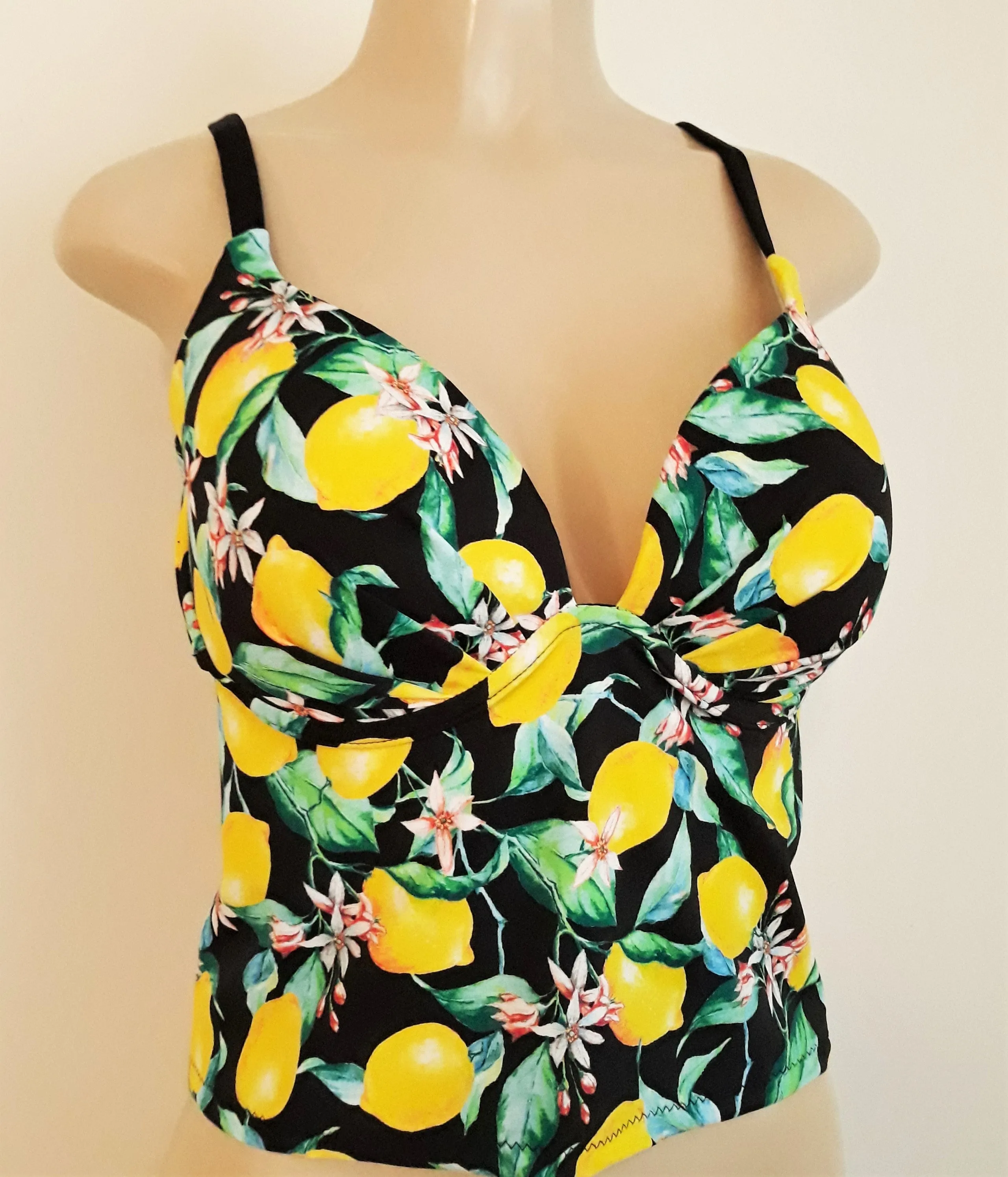 Underwire Push Up Tankini Top