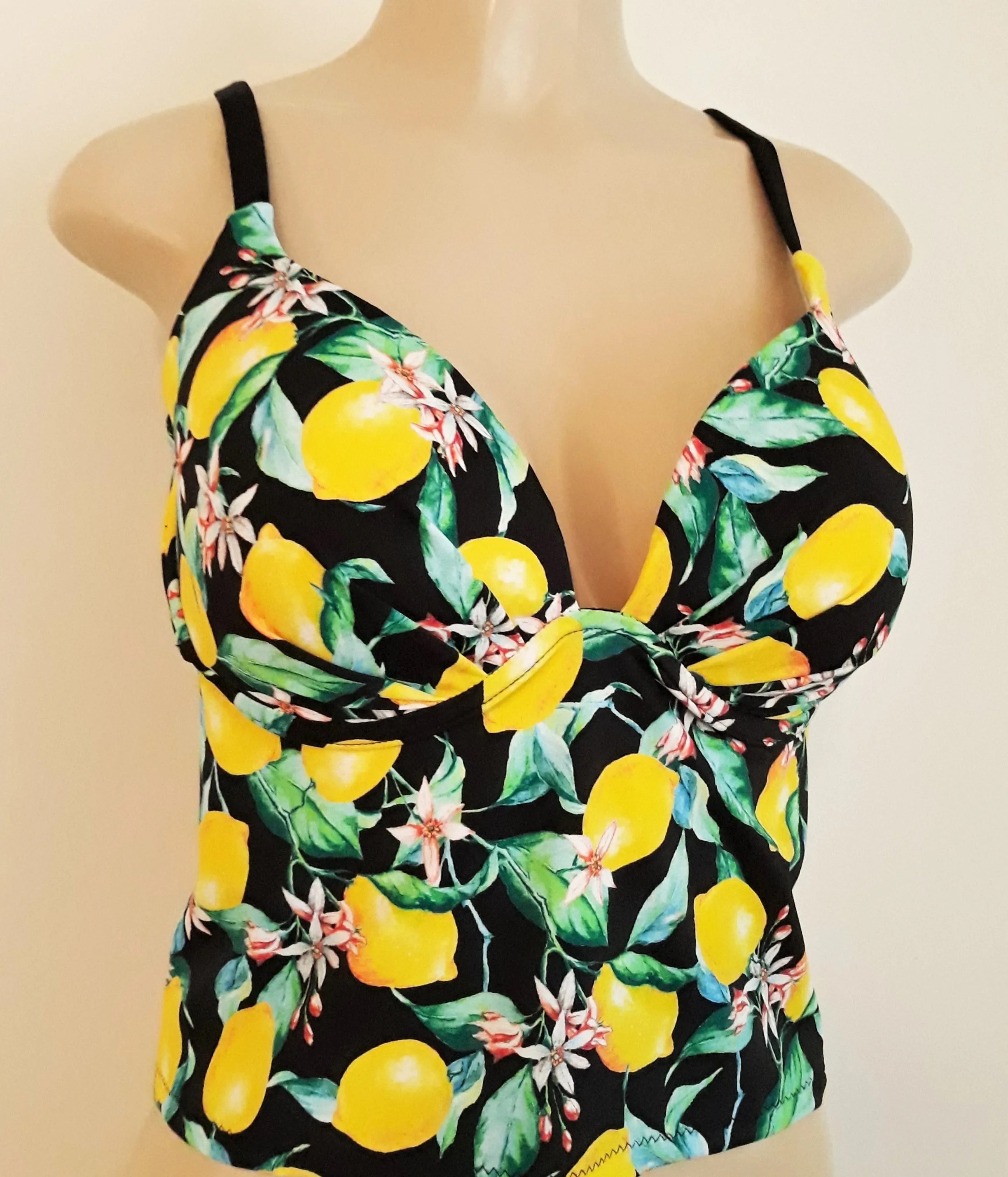 Underwire Push Up Tankini Top