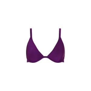 Underwire Triangle D  Cup Bikini Top - Sugar Plum