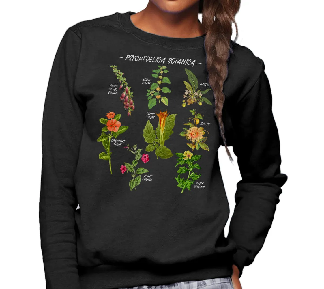 Unisex Psychedelica Botanica Sweatshirt