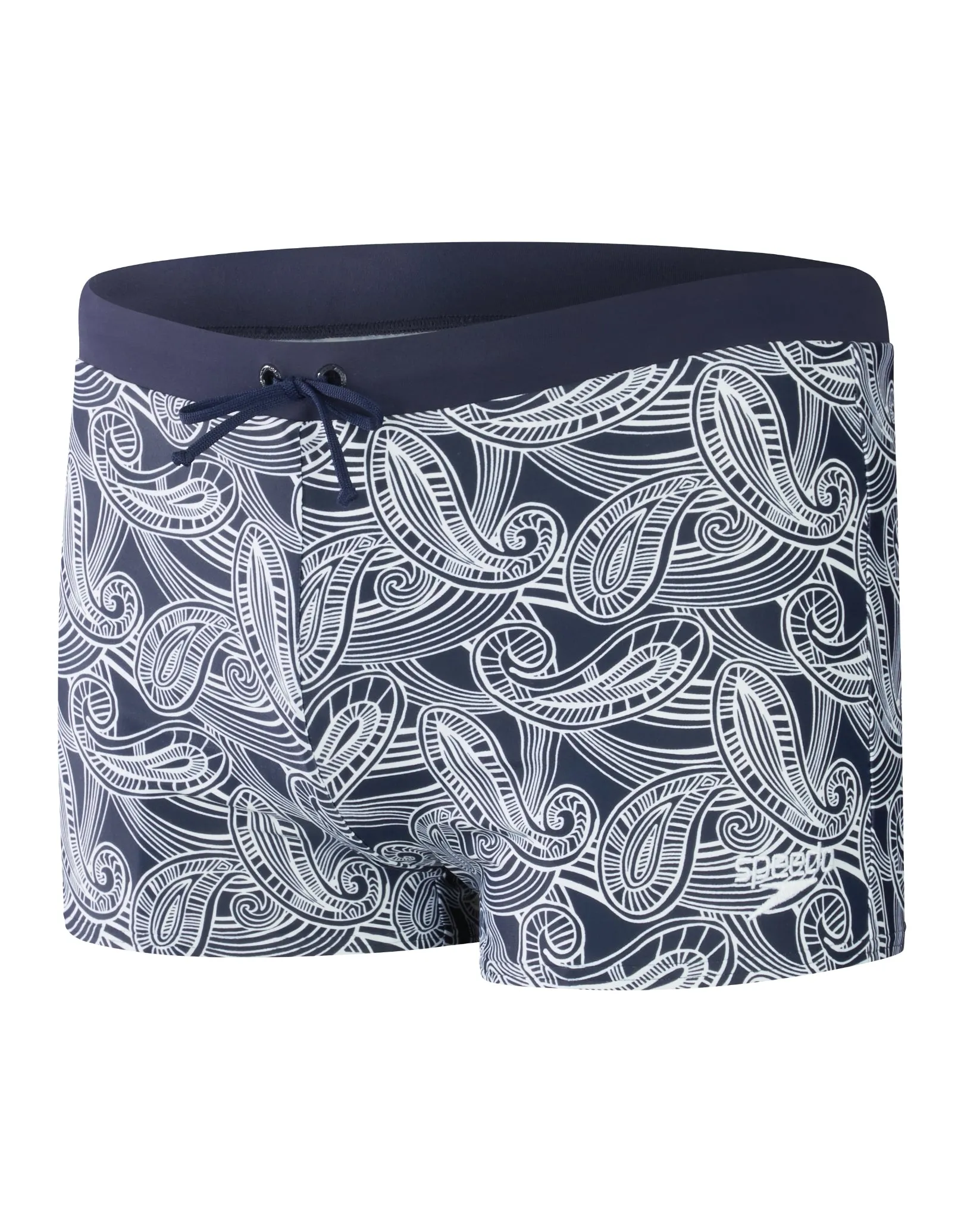 Valmilton Allover Aquashort - Navy/White