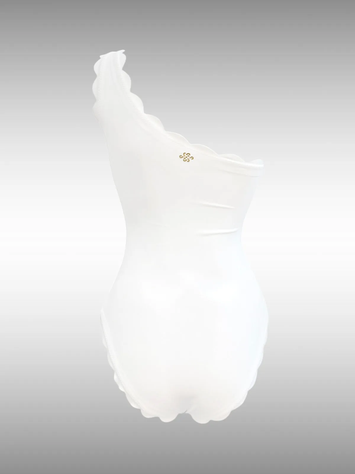 Venus White Over One Shoulder Onepiece