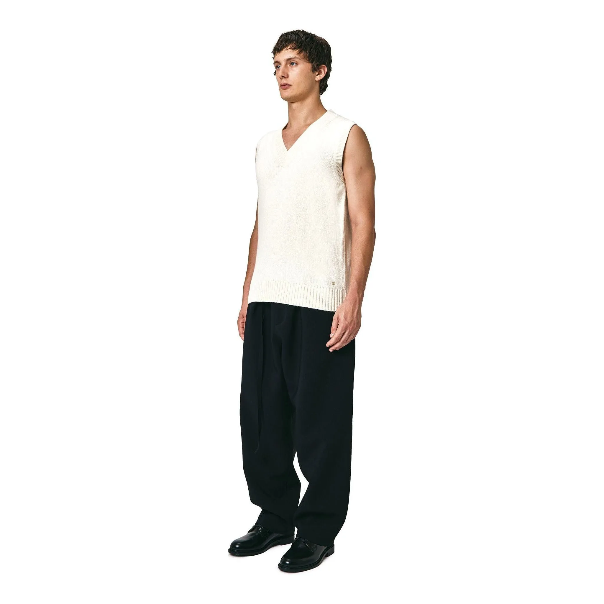 Vest Sweater, Panna