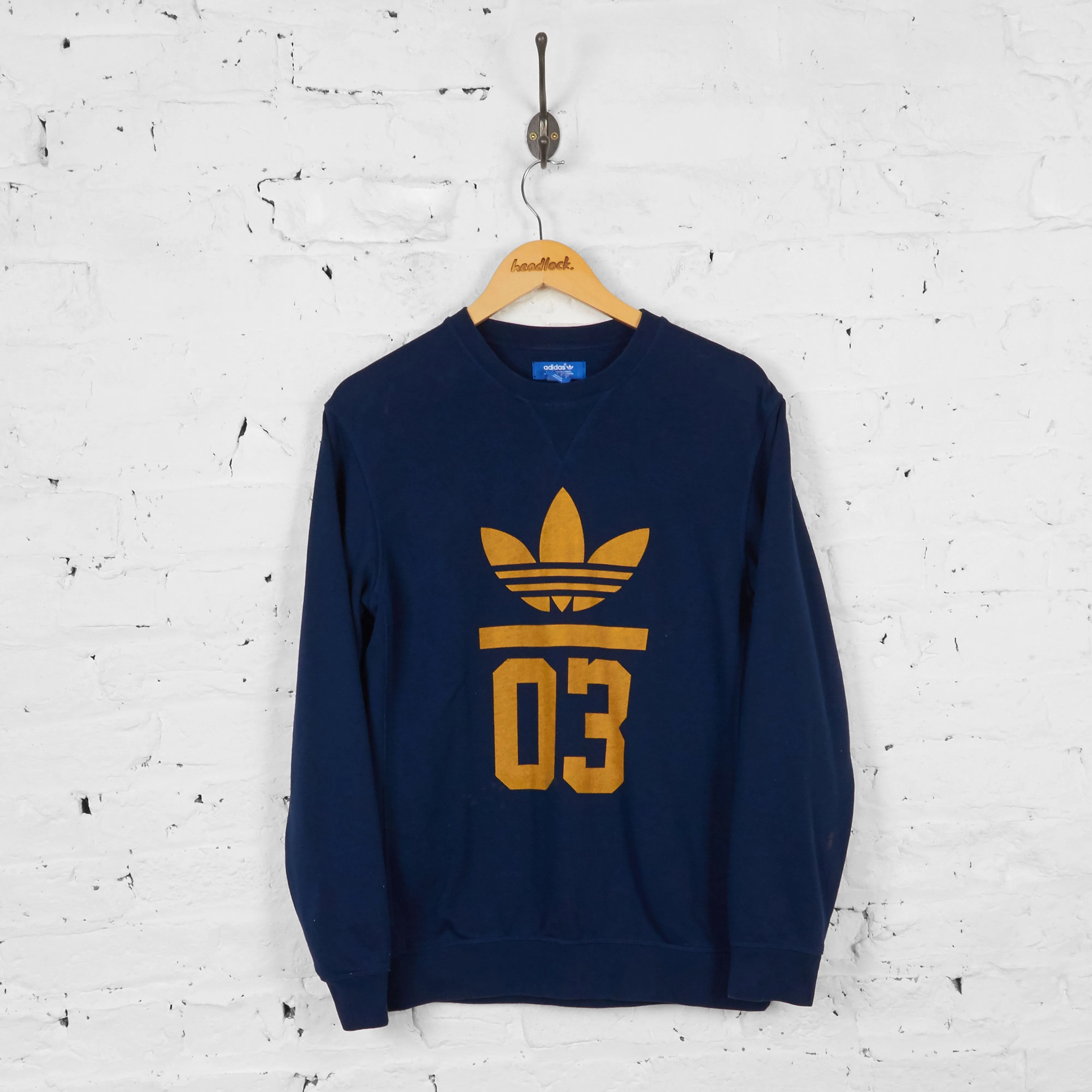 Vintage Adidas 03 Sweatshirt - Navy - S