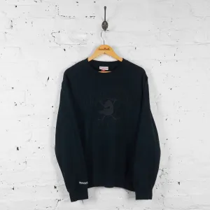 Vintage Anaheim Ducks Ice Hockey Sweatshirt - Black - L