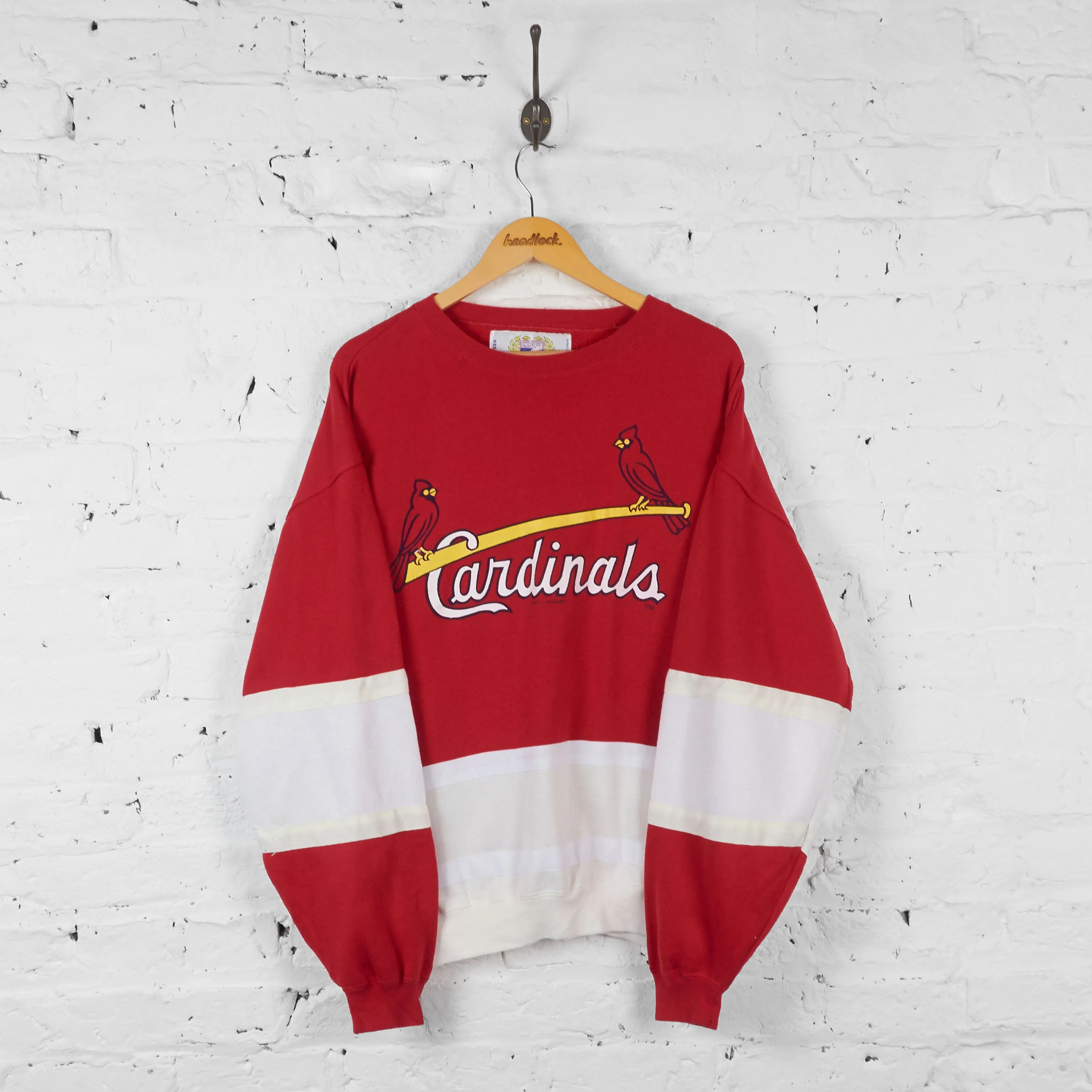 Vintage Cardinals Sweatshirt - Red - L