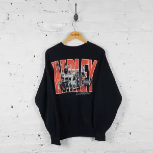 Vintage Harley Davidson Sweatshirt - Black - L
