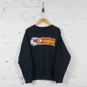 Vintage Kansas City Chiefs NFL Sweatshirt - Black - L