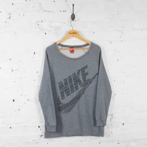 Vintage Nike Sweatshirt - Grey - M