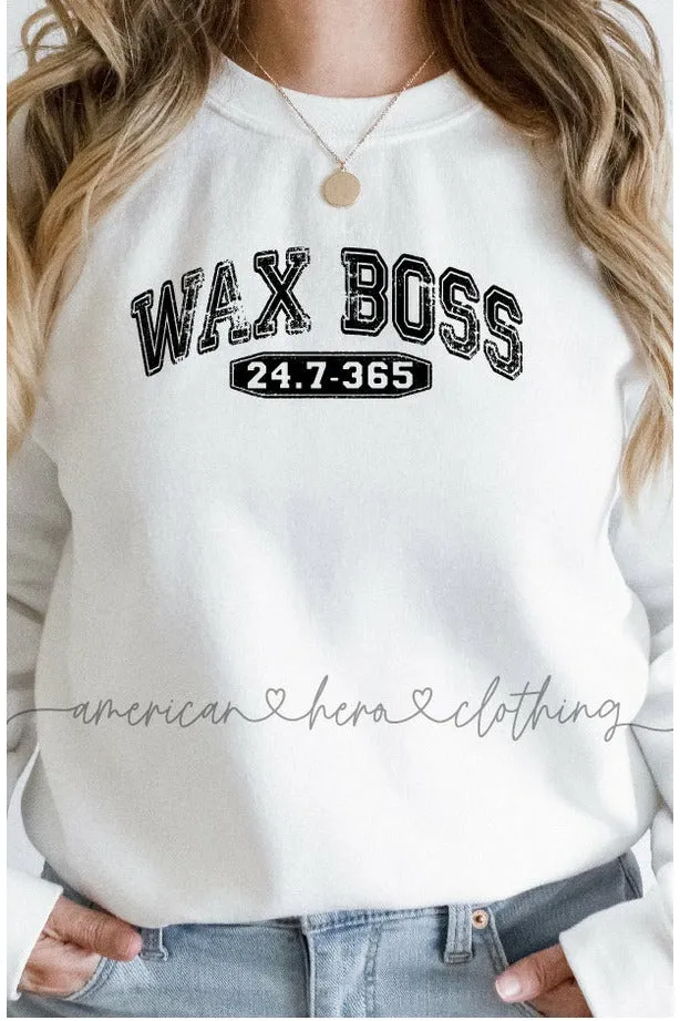 Wax Boss 24/7/365 Crewneck Sweatshirt