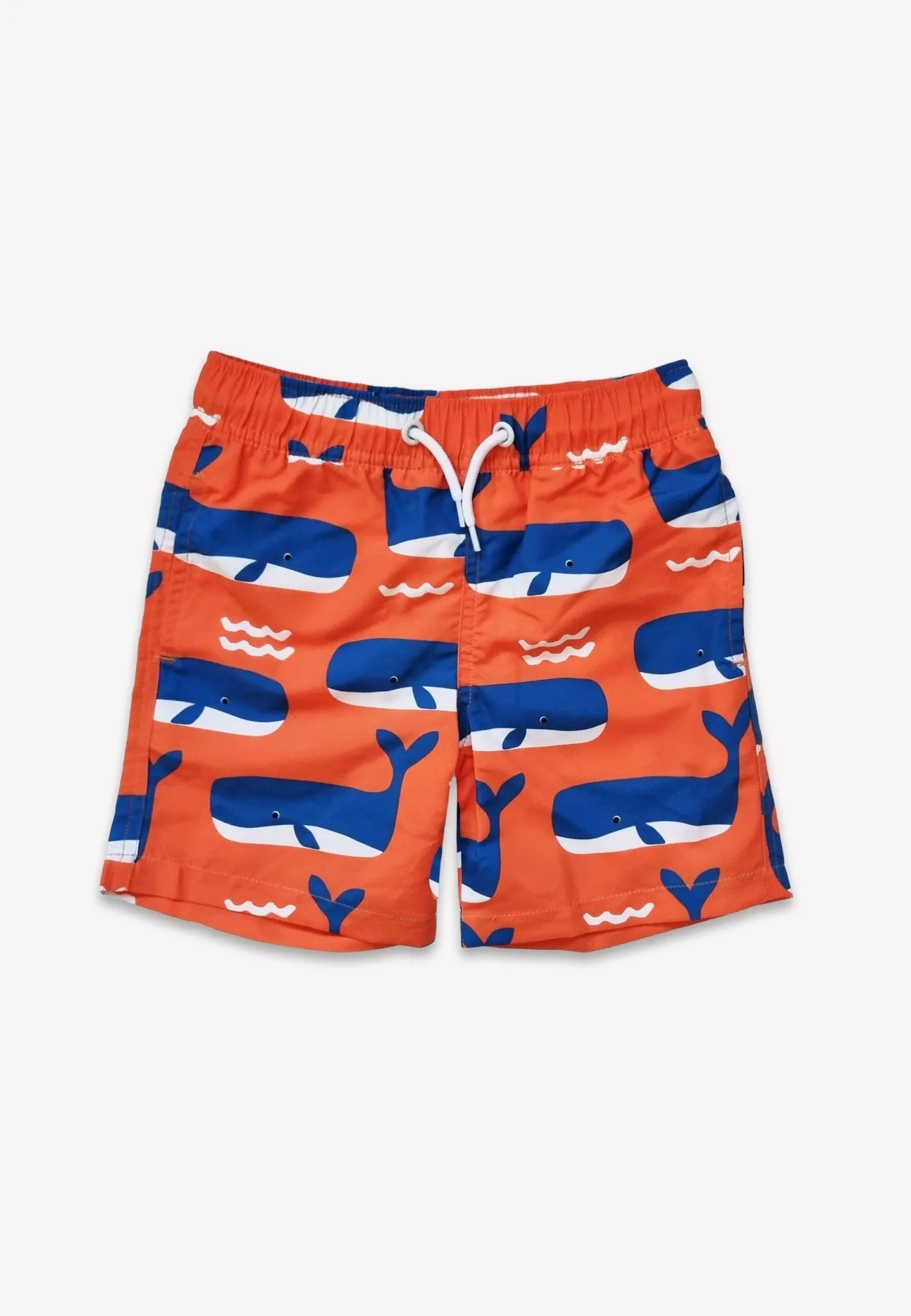 Whale Waves Print Kids' Rash Vest & Shorts Bundle