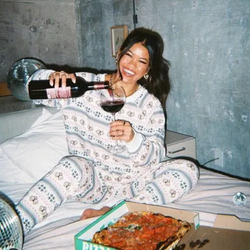 Wildfox Christmas Sweet Stitch Knox Sweatpants