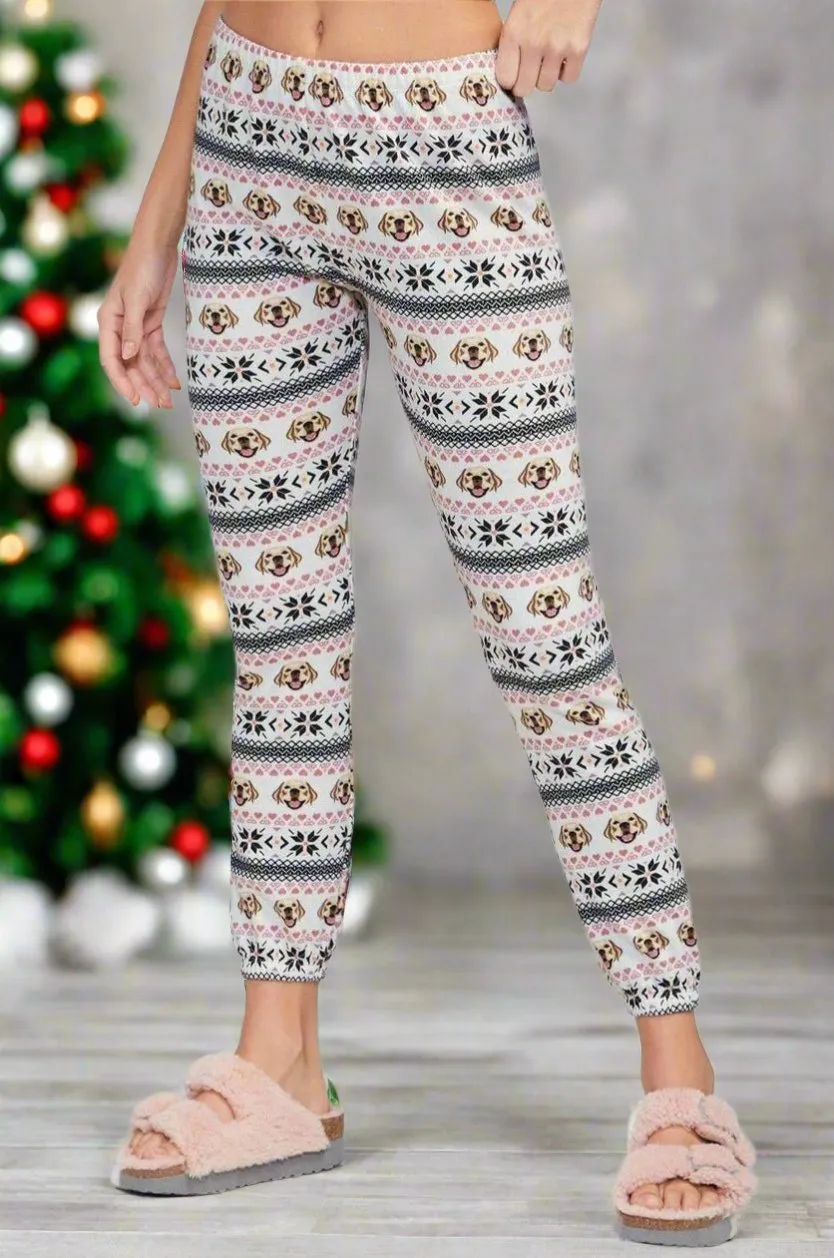 Wildfox Christmas Sweet Stitch Knox Sweatpants
