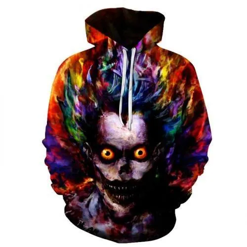 Wolf Printed Hoodie Quality Pullover