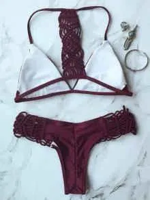 Women Bikini Set Newest Padded Bikinis Sexy Push Up Swimwear TZ0010