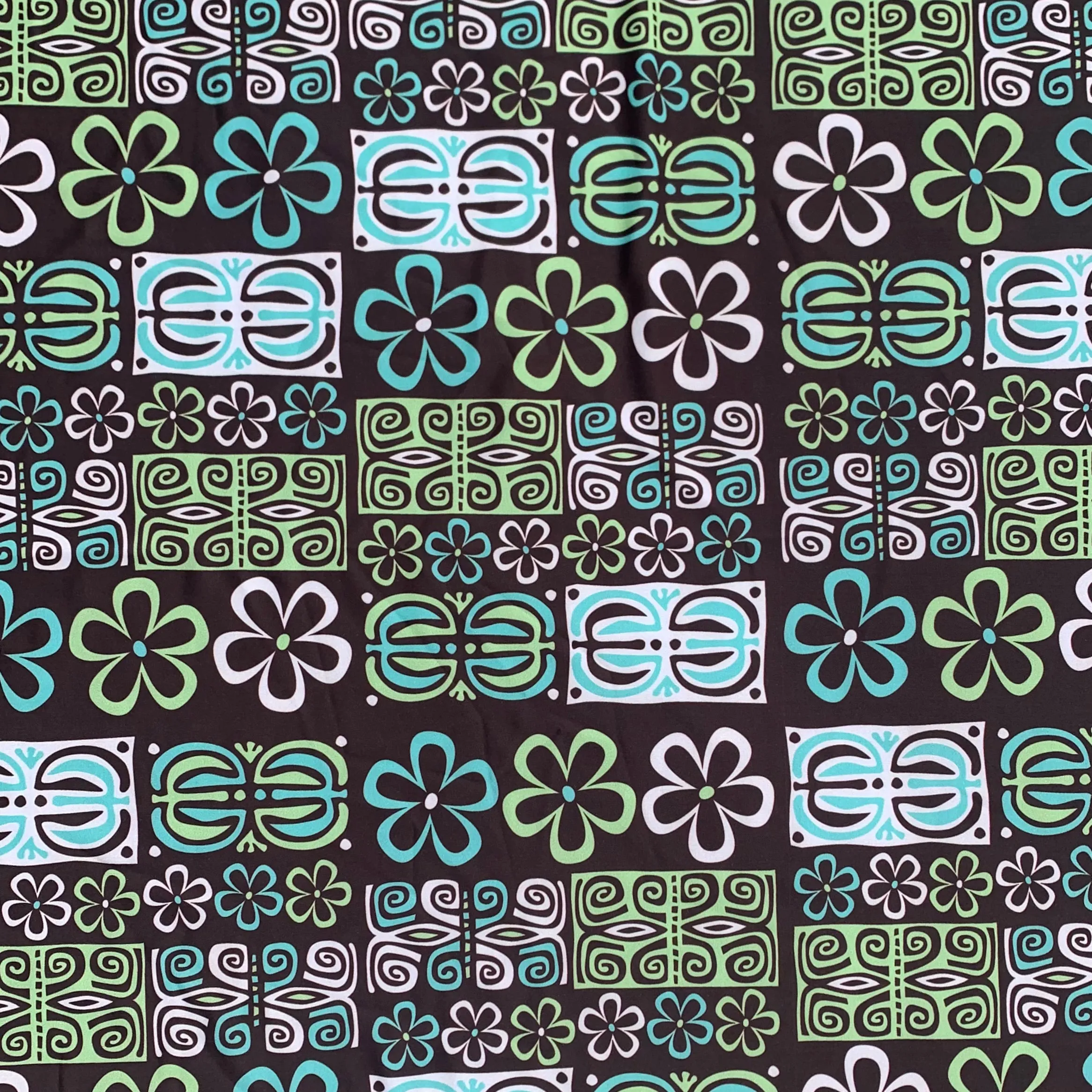 Women's Coolie-Kini ~ Tiare Tahiti Print - Espresso