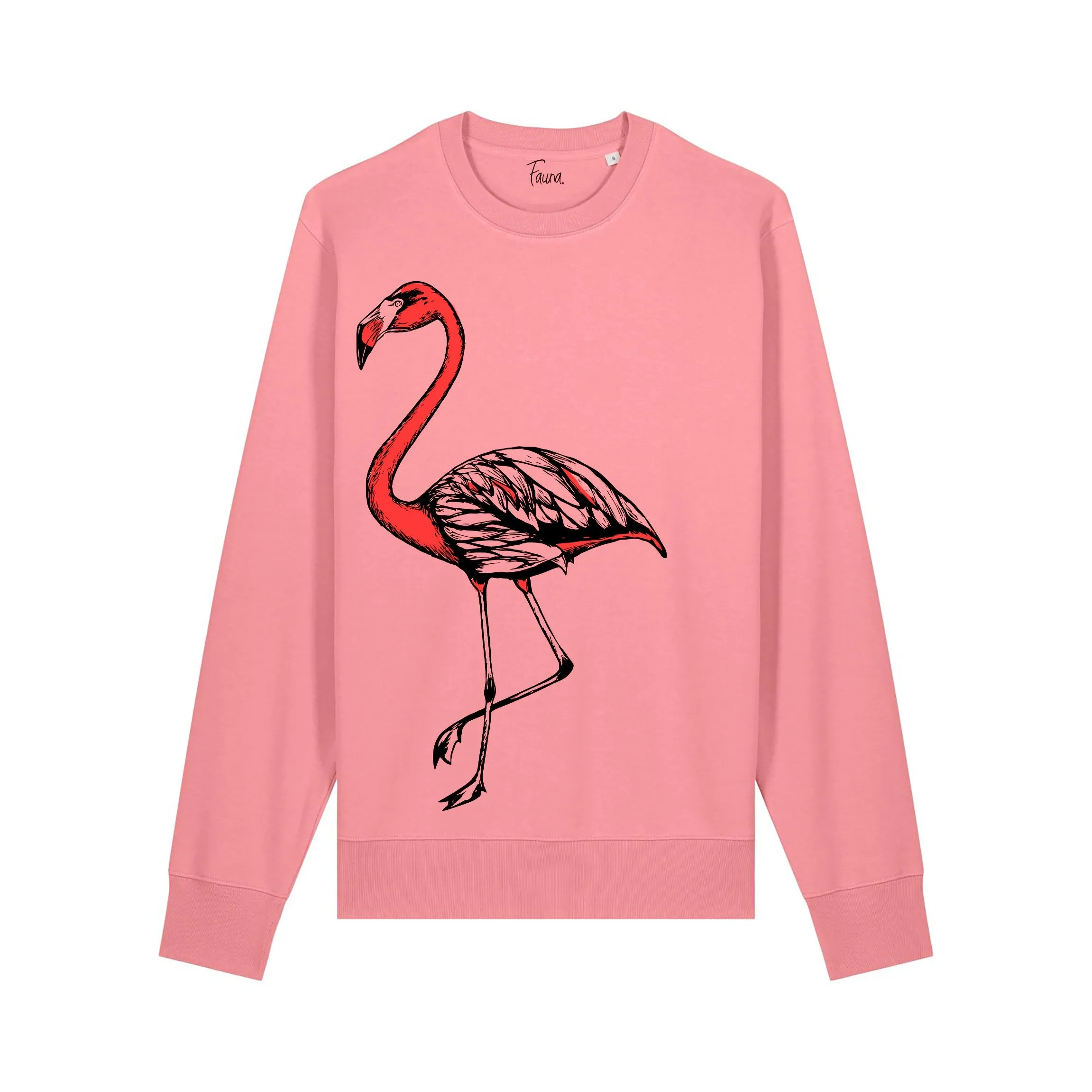 Womens Graphic Sweatshirt | Flamingo Pink