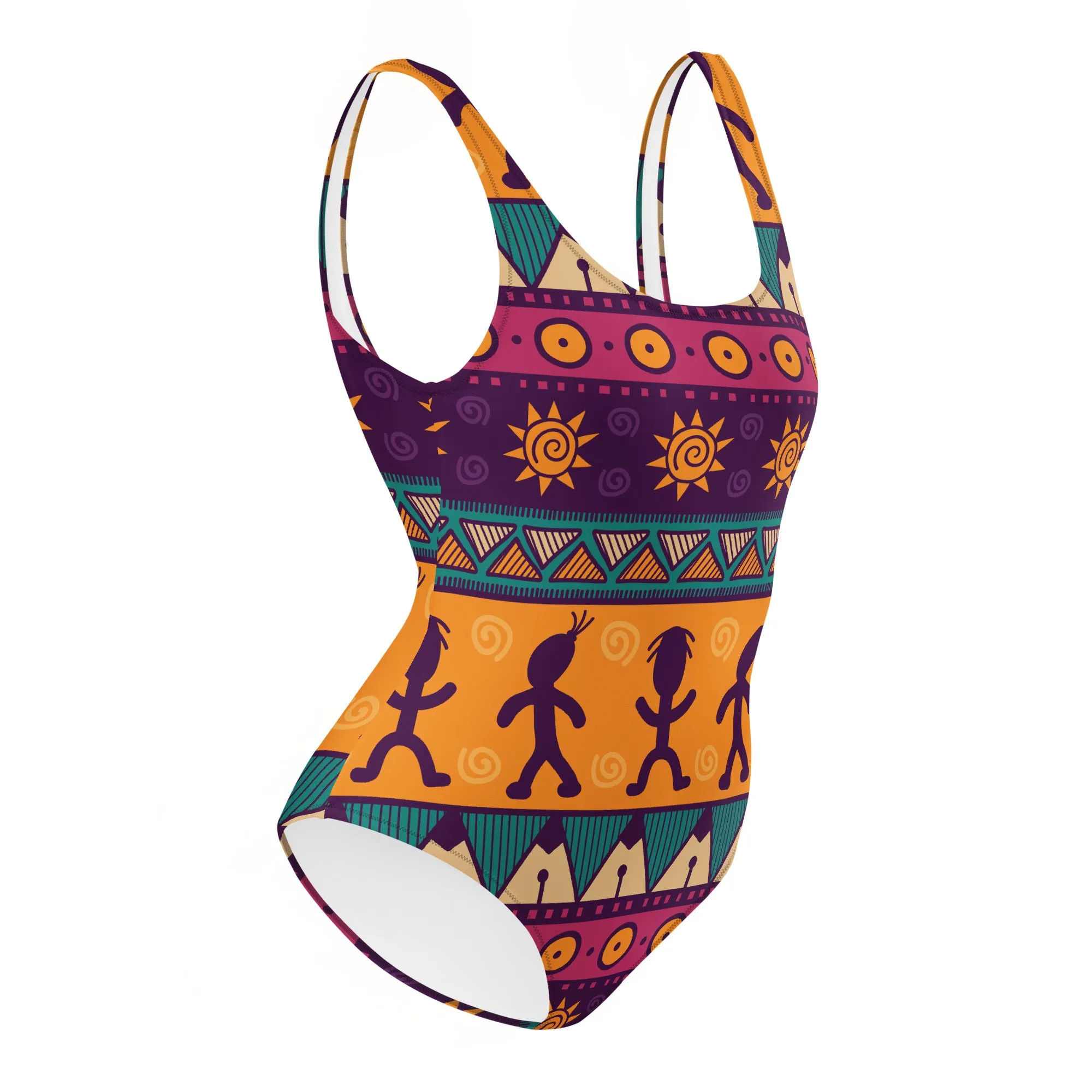 Women's Hieroglyphics One-Piece Swimsuit