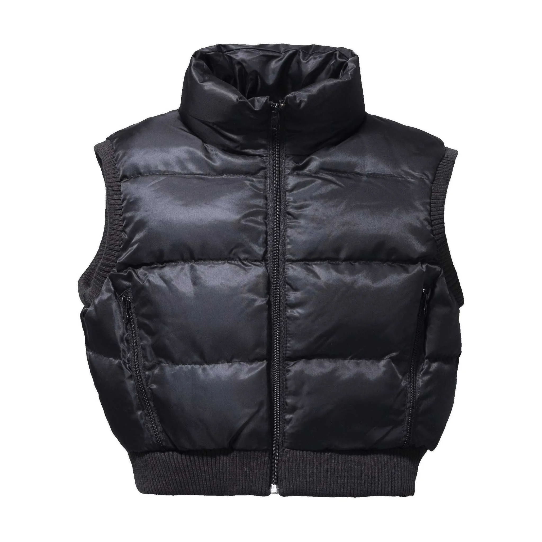 Women's Lightweight Cropped Winter Vest - Warm & Stylish Sleeveless Jacket