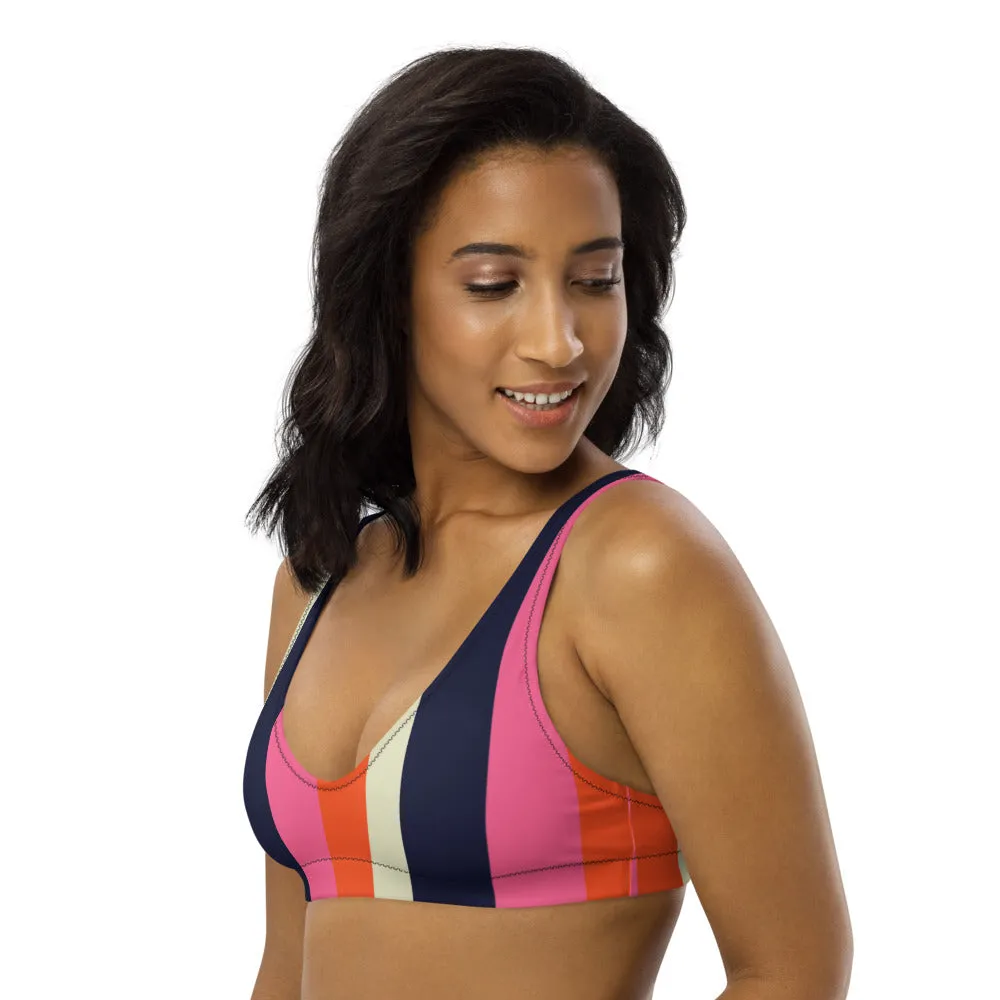Women's Multi-Color Bikini Top