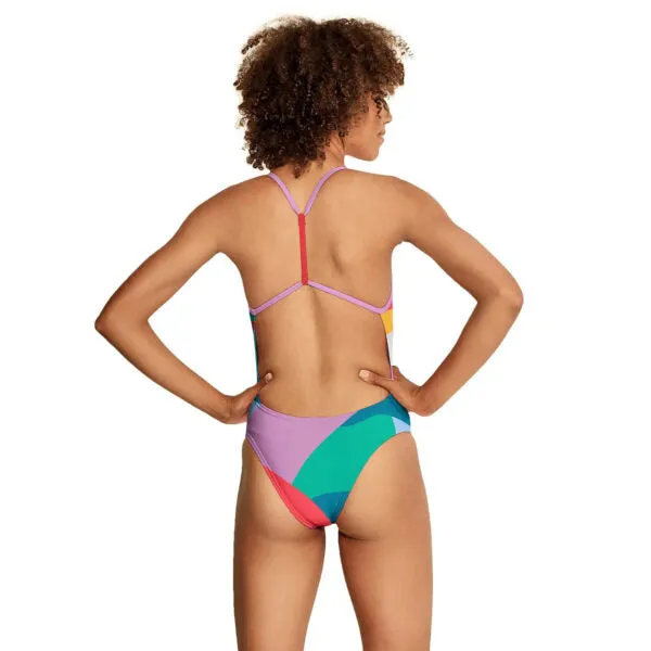 Women's Printed T-Back One Piece