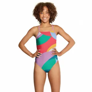 Women's Printed T-Back One Piece