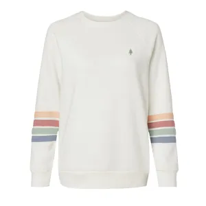 Women's Quad Stripe Crewneck