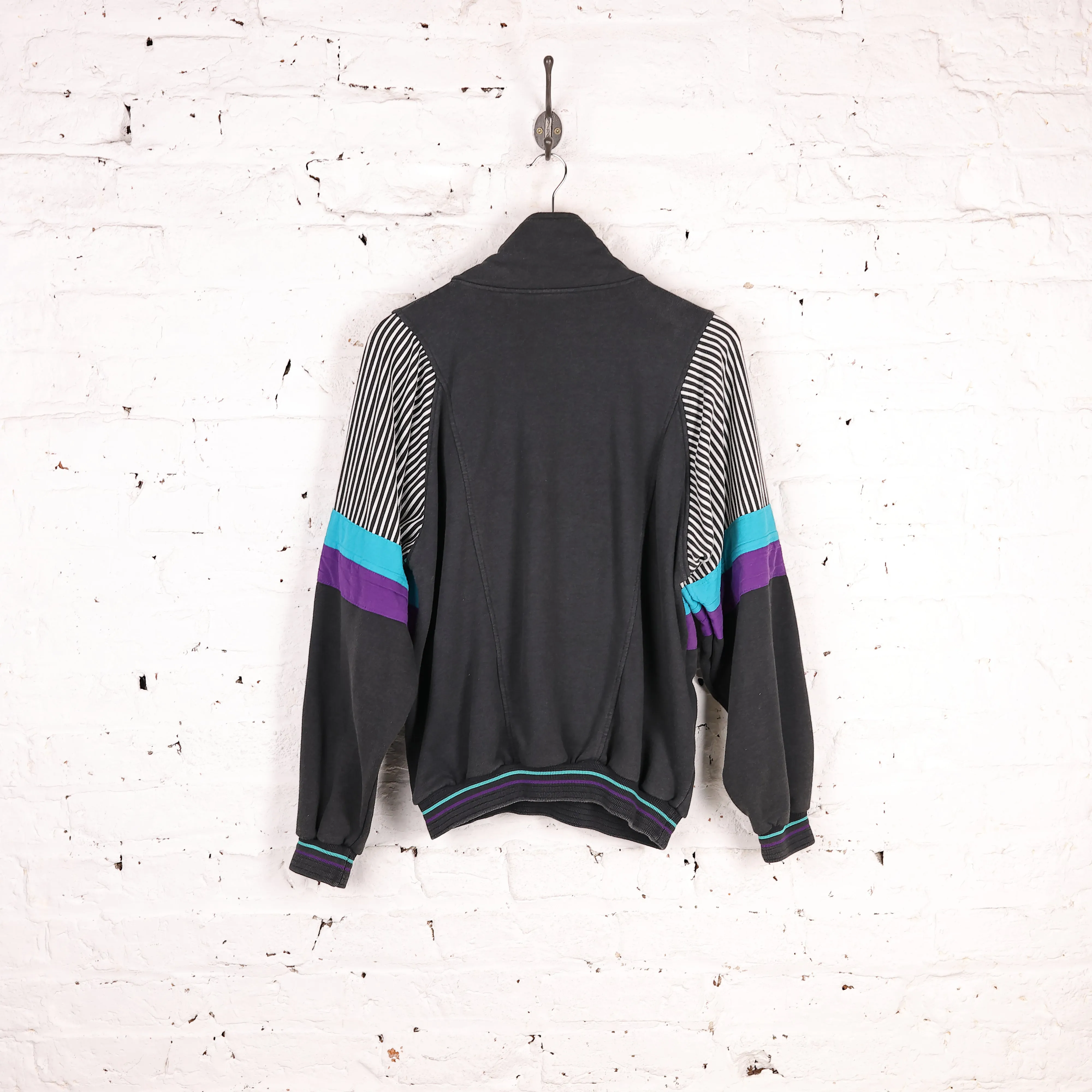 Women's Reebok 90s 1/4 Zip Sweatshirt - Black - Women's M