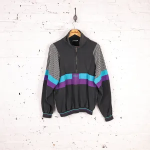 Women's Reebok 90s 1/4 Zip Sweatshirt - Black - Women's M