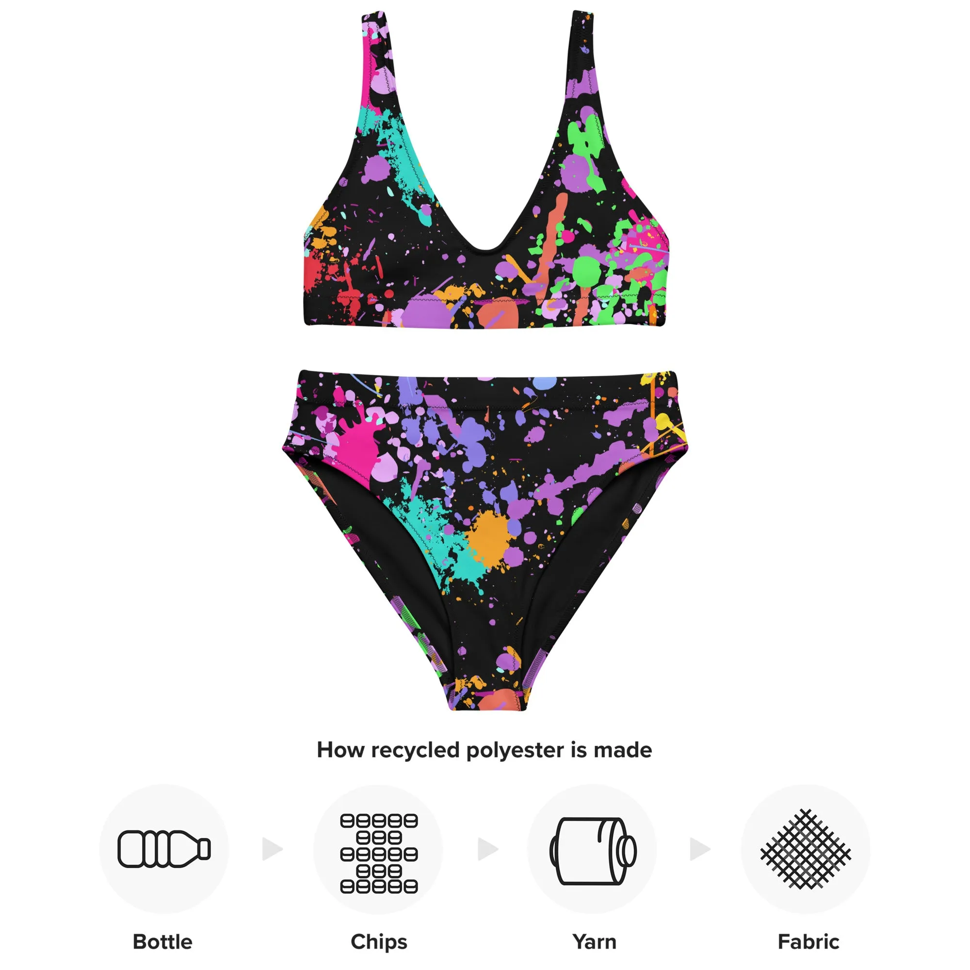 Women's Splatter Two-Piece Bikini